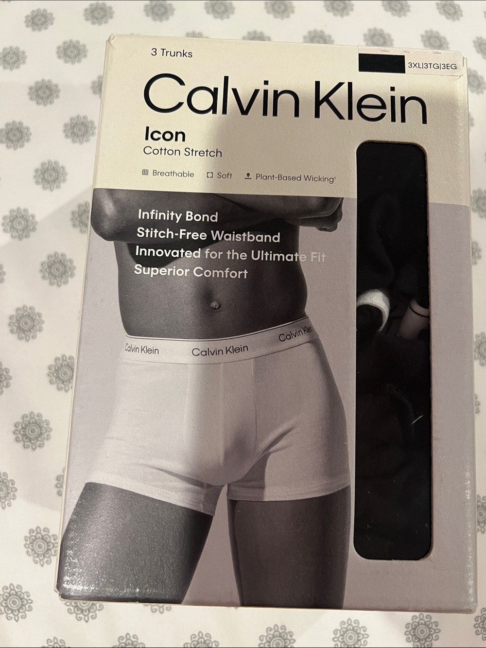 Calvin Klein Black Boxer Briefs Pack - Cotton Stretch (3 Pack-1) ONLY TWO